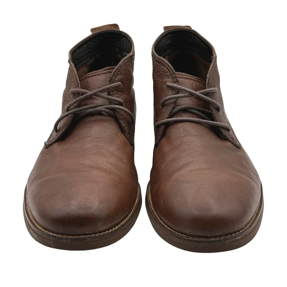 Cole Haan C11847 Chukka‎ Boots Mens 11 Brown Leather Casual Dress Lace Up